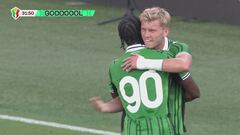 Doig raccoglie un grande assist di Berardi e porta avanti il Sassuolo