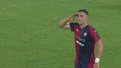 Piccoli a segno prima dell'intervallo: Cagliari-Entella 1-0