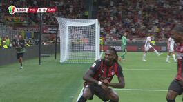 Leao di testa porta avanti il Milan sul Bari thumbnail