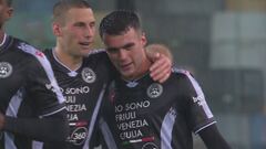Miller firma il raddoppio dell'Udinese su ribattuta