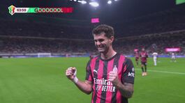 Pulisic firma il tris del Milan appena entrato in campo thumbnail