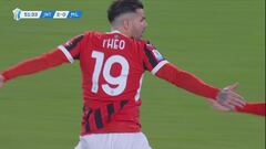 Gran punizione di Theo Hernandez, il Milan la riapre: 1-2