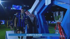 Inter, la premiazione del secondo posto