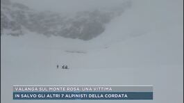 Valanga sul Monte Rosa, una vittima thumbnail