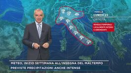 Meteo, inizio settimana all'insegna del maltempo thumbnail