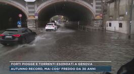 Forti piogge e torrenti esondati a Genova thumbnail