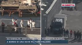 Da Shengjin, arrivati i primi 16 migranti in Albania thumbnail