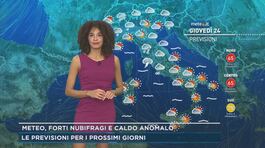 Meteo, forti nubifragi e caldo anomalo thumbnail