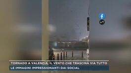 Tornado a Valencia, il vento che trascina via tutto thumbnail
