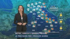 Meteo, arriva il grande freddo