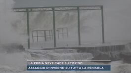 La prima neve cade su Torino thumbnail