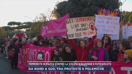 Femministe in piazza contro la violenza su donne e patriarcato thumbnail