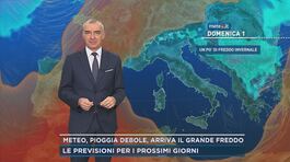 Meteo, pioggia debole, arriva il grande freddo thumbnail
