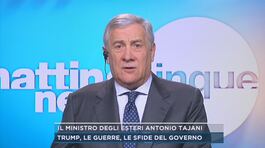 A Mattino5 il ministro degli esteri Antonio Tajani thumbnail