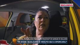 Omicidio Pierina, Manuela sui pantaloni macchiati di sangue di Giuliano thumbnail