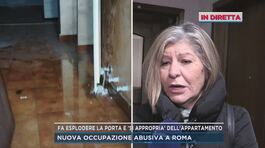 Donna incinta sfonda la porta e occupa una casa thumbnail