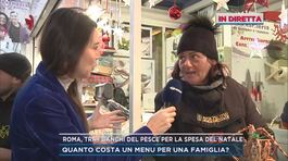 Roma, tra i banchi del pesce per la spesa del Natale thumbnail