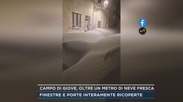 Campo di Giove, oltre un metro di neve fresca thumbnail