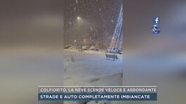 Colfiorito, la neve scende veloce e abbondante thumbnail