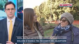 Roma, dal parchetto dove è deceduta Francesca Ianni thumbnail