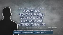 Omicidio Marco, un collega racconta di un precedente litigio thumbnail