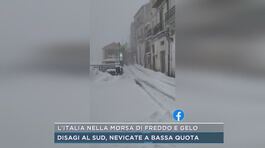 Basilicata innevata, lo scenario a San Fele thumbnail