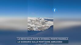 La neve sulle piste a Ovindoli Monte Magnola thumbnail