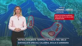 Meteo, violenta tempesta, Italia nel gelo thumbnail