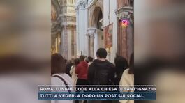 Roma, lunghe code alla chiesa di Sant'Ignazio thumbnail