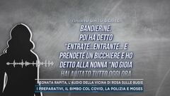 Neonata rapita, l'audio della vicina di Rosa sulle bugie