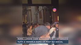 Roma, lunghe code alla chiesa di Sant'Ignazio thumbnail