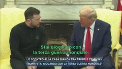 Lo scontro alla Casa Bianca tra Trump e Zelensky