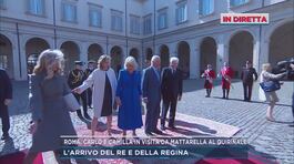 Roma, Carlo e Camilla in visita da Mattarella al Quirinale thumbnail