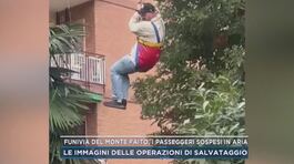 Funivia del Monte Faito, i passeggeri sospesi in aria thumbnail