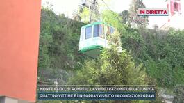 Monte Faito, si rompe il cavo di trazione della funivia thumbnail