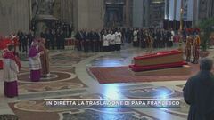 La traslazione di Papa Francesco