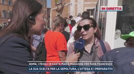 Roma, i fedeli in Santa Maria Maggiore per Papa Francesco thumbnail