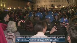 Il 25 aprile, scontri tra polizia e antagonisti a Torino thumbnail