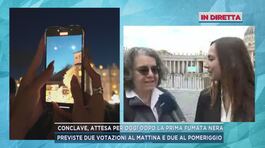 Roma, il Conclave e le voci della gente in Piazza San Pietro thumbnail