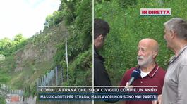 Como, la frana che isola Civiglio compie un anno thumbnail