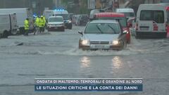Ondata di maltempo, temporali e grandine al nord