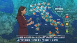 Piogge al nord, poi il ritorno dell'alta pressione thumbnail