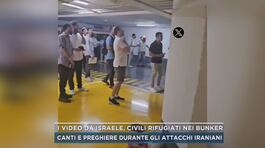 I video di Israele, civili rifugiati nei bunker thumbnail