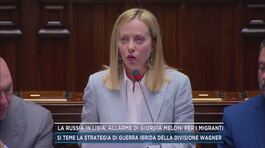 La Russia in Libia, allarme di Giorgia Meloni per i migranti thumbnail