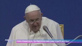 Papa Francesco: "Si preferiscono cani e gatti ai figli" thumbnail