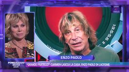 "Grande Fratello": Carmen lascia la casa, Enzo Paolo in lacrime thumbnail