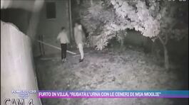 Furto in villa, "Rubata l'urna con le ceneri di mia moglie" thumbnail