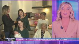 Catania, con la piccola Sofia cinque generazioni di donne thumbnail