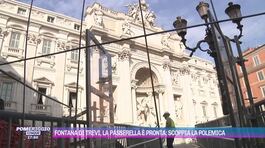 Fontana di Trevi, la passerella è pronta: scoppia la polemica thumbnail