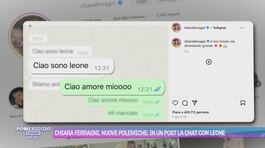 Chiara Ferragni, nuove polemiche: in un post la chat con Leone thumbnail